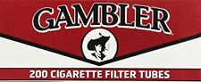 Gambler King Size Regular Cigarette Tubes 200 Count Per Box (50 Boxes) Full Case picture