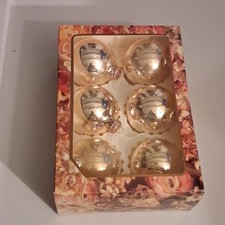 Krebs Renaissance Exqusite Golden Christmas Glass Ornaments picture