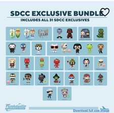 FUNKO POP SDCC / 2024 CONVENTION EXCLUSIVE BUNDLE - ALL 31 PIECES, UNOPENED picture