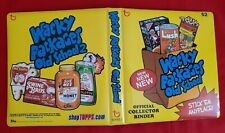 2010 TOPPS WACKY PACKAGES OLD SCHOOL 2 OFFICIAL YELLOW BINDER   @@ RARE @@ picture