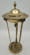 Antique French Bronze Incense Burner Athenienne Neoclassical w/Lions Oscar Bach? picture