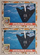 1991 Topps Desert Storm #119 Stealth - F117A (2) picture