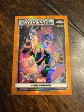 2026 Topps Chrome Marvel Meanwhile A New Gwenpool Orange Refractor /25 #MW-05 picture