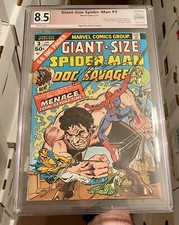 GIANT SIZE SPIDER-MAN #3 PGX (Not CGC SS) 8.5 SIGNED GERRY CONWAY WOW RARE picture