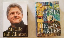 RARE 2 Presidential Autographs CLINTON+CARTER/1st State Misprint Orig Provenance picture