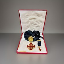 Vintage Knight Commander Equestrian Order Holy Sepulchre Jerusalem Cross /Pin picture