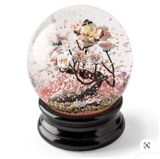 GUMPS San Francisco 2009 Cherry Blossoms w/ Butterfly Snow Globe picture