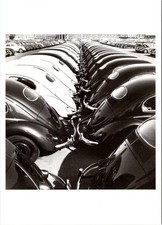 Repro, Wolfsburg Germany 1953 VOLKSWAGEN CAR/AUTO FACTORY/VW Bugs 4X6 Postcard picture