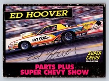 Ed Hoover Autograph Card 1992 Autostar Productions Drag Racing #9 picture