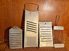 Graters Shredders Antique Vintage Farmhouse Rustic Decor Rare & Unique picture