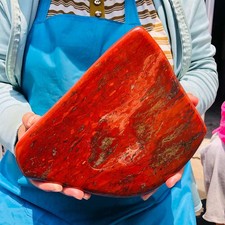 14.14LB Large Natural Red Jasper ore standard Quartz Crystal Healing Sample 5915 picture