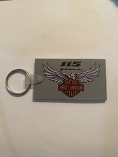 Harley Davidson 115th Anniversary Eagle Bar & Shield Keychain New picture