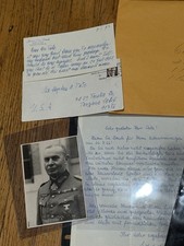 General Friedrich August Schack, 2 letters, 1 postcard, 1 postcard from his wife picture