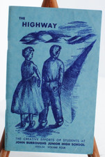 Vintage 1953-54 John Burroughs Junior High School Poem Booklet Volume Four picture