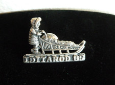 Vintage 1985 Alaska Iditarod Sterling Silver Numbered Limited Collector Pin picture