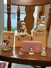 AVON Precious Moments- set of 3 -President's Club figure w/matching minatures picture