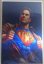 REMASTERED Silver Metal Dean Cain Superman Alex Ross Homage Comic picture