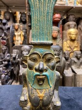 Authentic Ancient Egyptian Antique Rare God Bes Statue Figurine BC picture