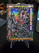 2026 Topps Chrome Marvel Spider Web Refractor /399 Card #065 - MILES MORALES picture