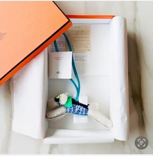 Hermes bag charm Buddy engraved B (2023) Multicolor Mouton/Silk RARE New From JP picture