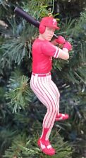 Lenny Dykstra Philadelphia Phillies Baseball MLB Xmas Tree Ornament vtg Jersey 4 picture