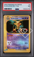Pokemon Card Alakazam 2/144 Reverse Foil Skyridge - PSA 7 English picture