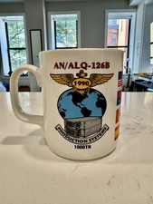 Vintage 1990 Lockheed Sanders AN/ALQ-126B Jammer Mug - 1000th Production picture