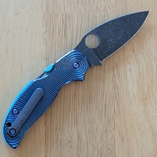 Spyderco Sage 5 Compression Lock Folding Blade Knife Custom Build And OG Scales picture