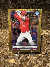 2026 Bowman Chrome Mike Trout Gold Mojo /50 LA Angels picture