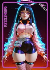 Missingno Pokémon Custom Sexy Anime Waifu Trading Card Standard picture