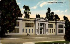 Postcard Central School in Ontario, California picture