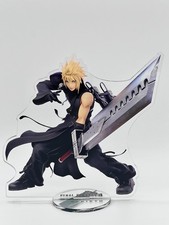 SE FF VII Rebirth Cloud Strife Acrylic Desk Display Figure NEW & picture