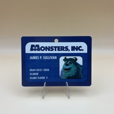 James P. Sullivan (Sully) ID Card Disney Pixar Monsters Inc. 2001 Topps Rookie picture