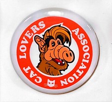 ALF Cat Lovers Association Backpack Lapel Button Pin picture