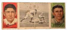1912 T202 Hassan Triple Folders Lobert Almost Caught -Al Bridwell / Johnny Kling picture