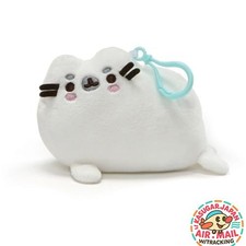 GUND Pusheenimal Seal Plush Backpack Clip White H5in fm Japan w/Tracking picture