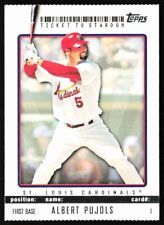 2009 Topps Ticket to Stardom #1 Albert Pujols St. Louis Cardinals picture