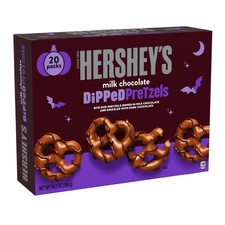 Hershey's Milk and Dark Chocolate Covered, Halloween Dipped Pretzels Box, 14.1 o picture