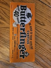 *Rare*Vintage Curtis Butterfinger 1950's Halloween Advertising Candy Box Display picture