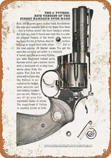Colt Python .357 Magnums Vintage Tin Metal Signs Home Décor 8x12 picture