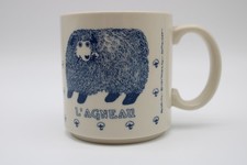 Vintage Taylor & Ng Blue Sheep Mug L’ AGNEAU 1984 San Francisco picture