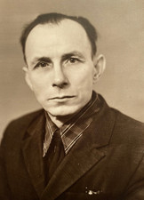 Affectionate handsome young man guy portrait soviet life ussr vintage photo picture