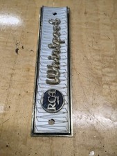 RARE Vintage RCA Whirlpool Refrigerator Fridge Gold Emblem Badge Logo Ornament picture