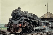 35mm Slide BR STEAM LOCO. CLASS Std 4. No.76106. At KEITH, 1961. C.Rail SC 1727 picture