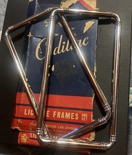 Vintage 1940s Cadillac Metal License Plate Frames In Original Box picture