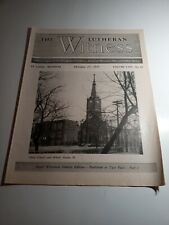 THE LUTHERAN WITNESS CHRIST CHURCH PEORIA ILLINOIS 10/23/1945 Fc1 picture