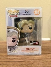 Funko Pop Games: Overwatch Mercy (Cobalt) GameStop Exclusive #304 picture