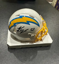 Khalil Mack Los Angeles Chargers Autographed Riddell Mini Helmet GA coa picture