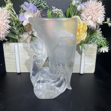 1.8LB 106mm''Natural Clear Quartz Phoenix Wine Glass Ornament Quartz Crystal picture