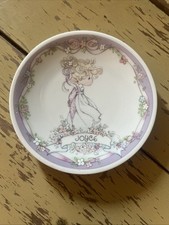 Precious Moments Vintage 1991 Sam J Butcher “Joyce” Mini 4”Plate picture